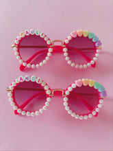 Load image into Gallery viewer, Alina Round Gold Sunnies - Heart Song