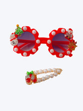 Load image into Gallery viewer, Santa&#39;s Happy Set, Sunnies and Barrette
