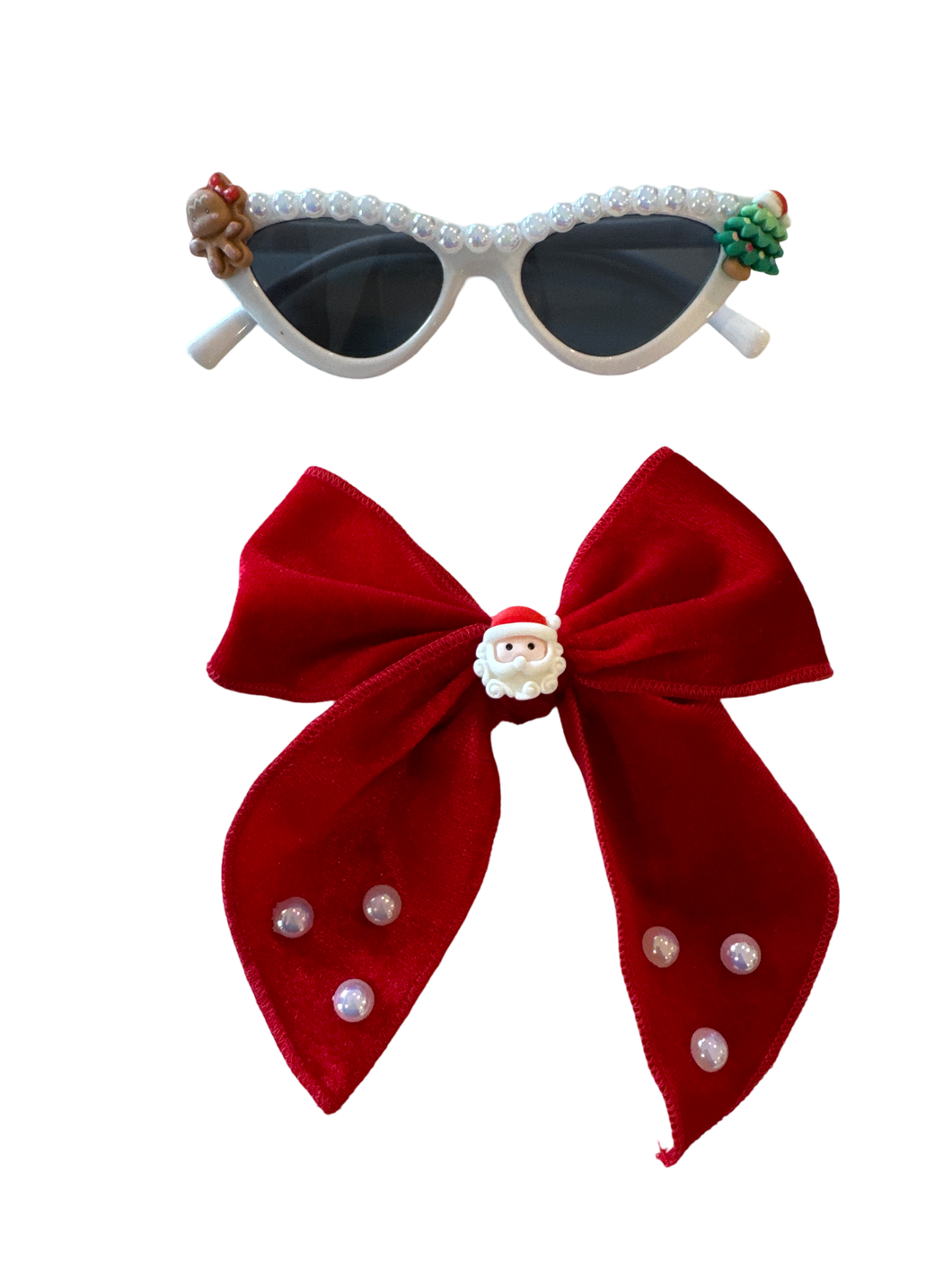Red Christmas Set Sunnies and Bow