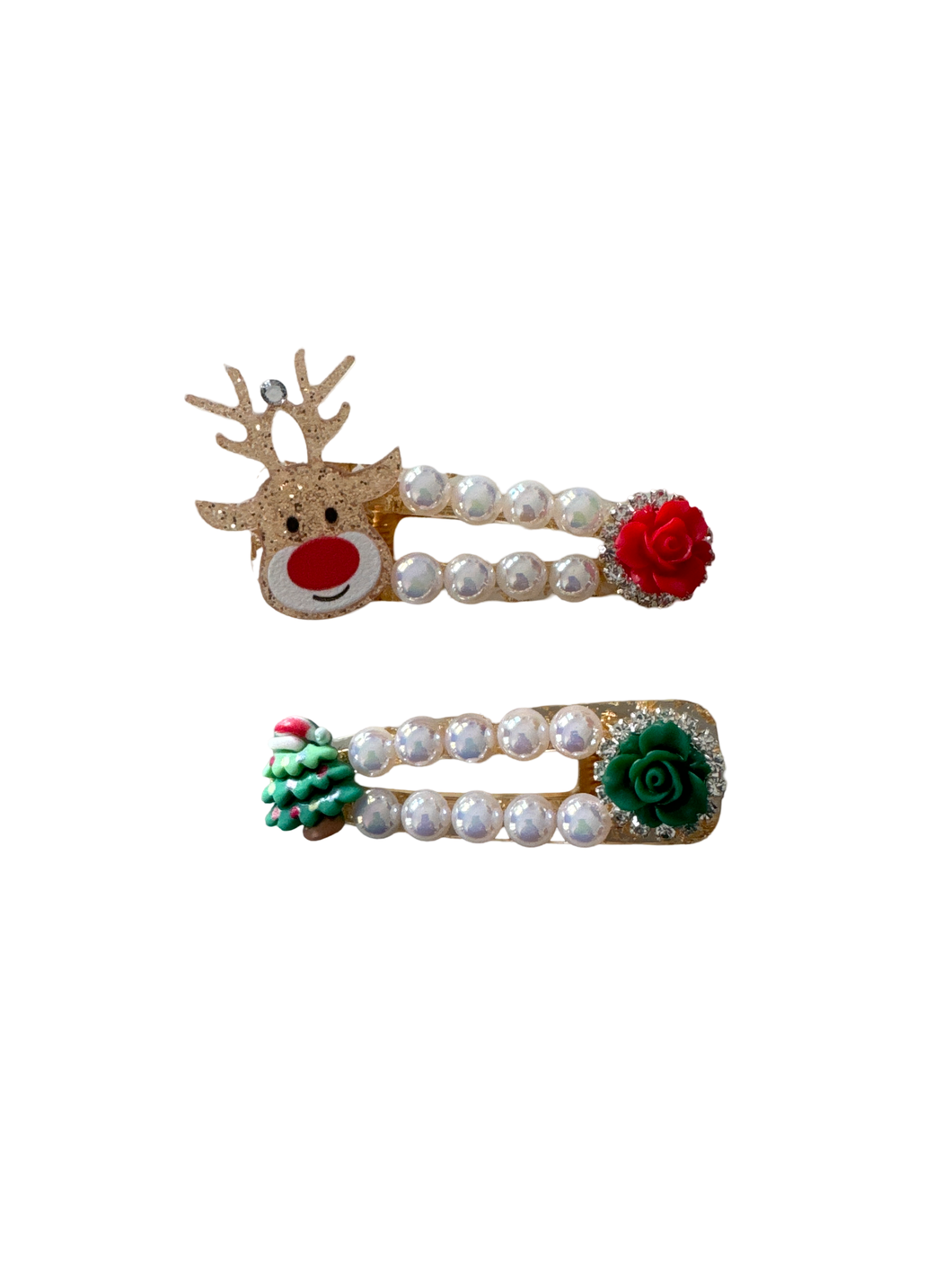 Rudolph Mila Barrettes, Set of 2