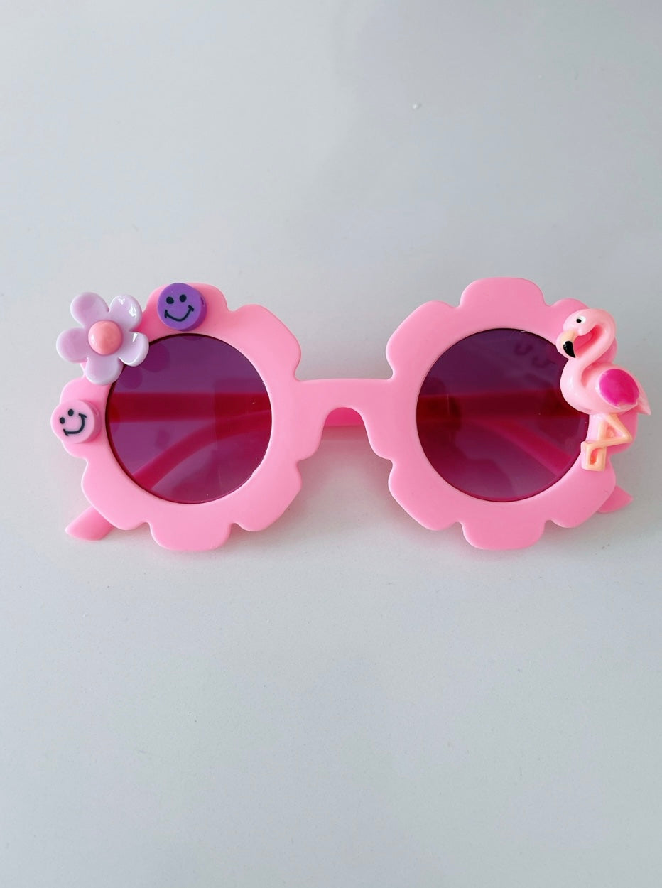Flamingo Girl Cami Flower Sunnies