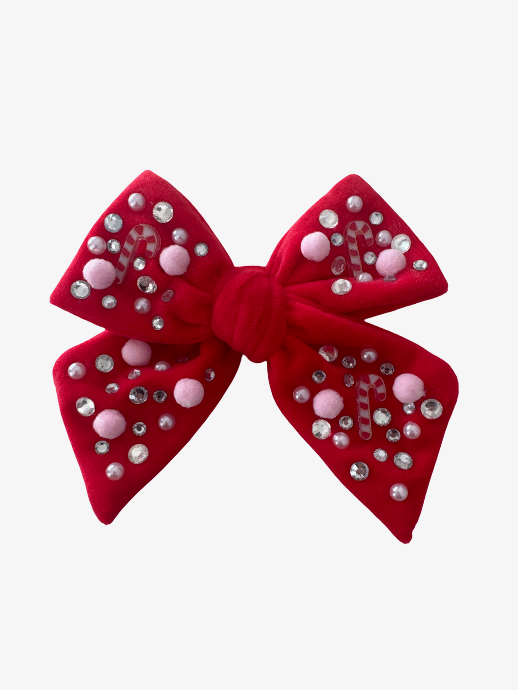 Red Candy Cane Camila Bow