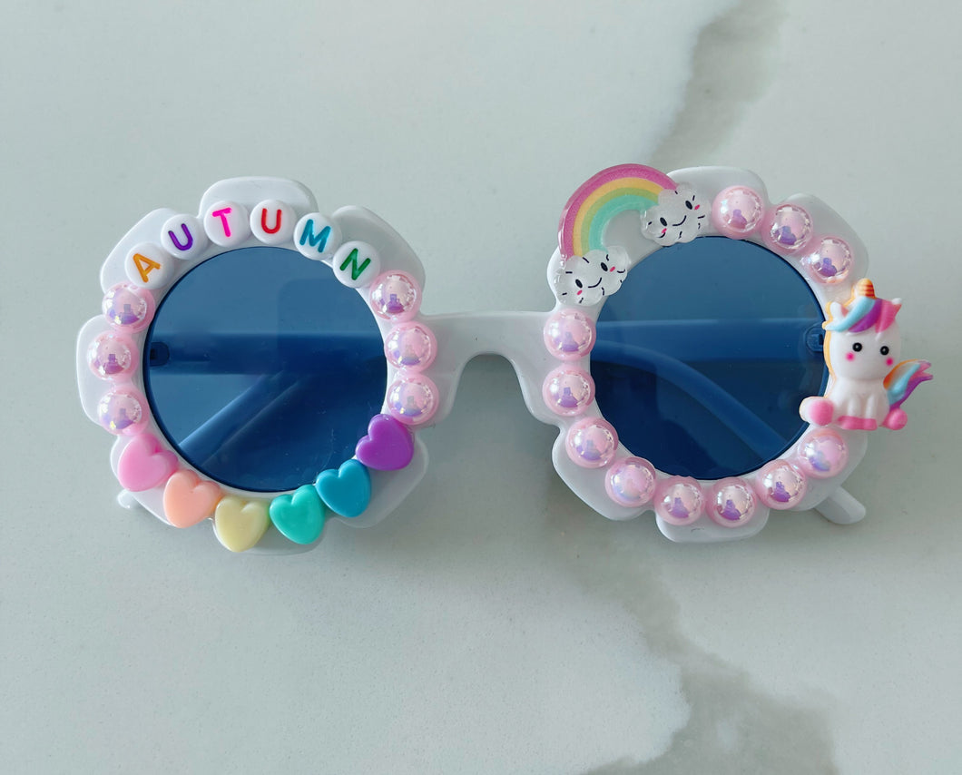Cami Flower Sunnies- Unicorns and Rainbows