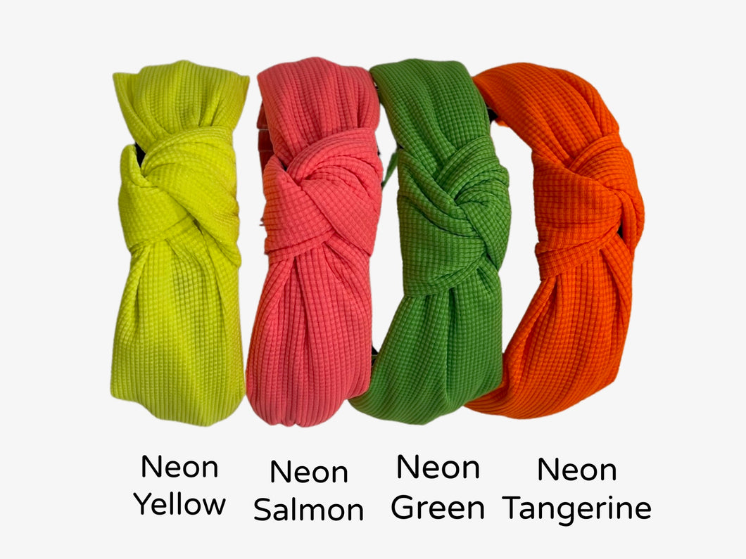 Neon Madison Headbands