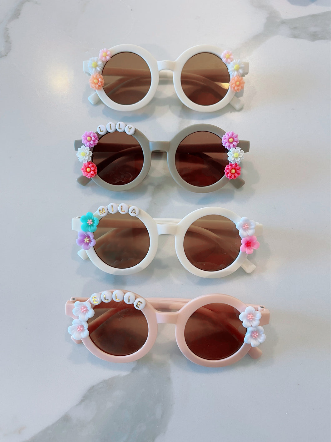 Alina Round Sunnies - Simple Flower